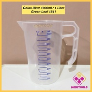 1 Liter Measuring Cup 1 Liter Measuring Cup/ Genji Measuring Cup 1000ml/ Green Leaf 1841/