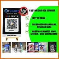 ◄ ◷ GCASH QR CODE STANDEE