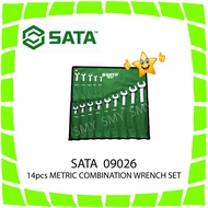 SATA 09026 14pcs metric combination wrench SET /Spanner set