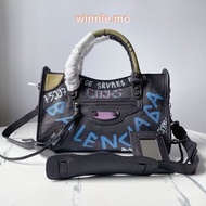 ✨Balenciaga Graffiti Classic citys 機車包 單肩包