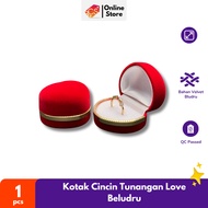 Love Engagement Ring Box beludru Love Ring Box/
