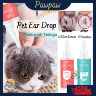 Pawpaw Ubat Mata Pencuci Cuci Cair Tahi Ubat Kutu Telinga Kucing Earmites Drop Cat Pet Dog Ear Clean