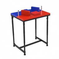 Homyl Arm Wrestling Training Table Metal Frame Arm-Wrestling Table Cross-Supported