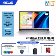Asus Vivobook Pro 15 OLED K6502V-UMA114WS /Intel Core i9-13900H /16GB-24GB RAM /1TB SSD /RTX4050 /15.6" 2.8K /Ms Office /W11 /2 Yrs Warranty