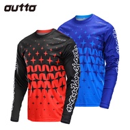 Cross Border Riding Suit Outdoor Men's Digital Printing Mountain Bike Long Sleeve Quick Dry Sport Ri