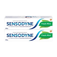 [Bộ 2] Kem Đánh Răng Bạc Hà Sensodyne Freshmint 160g/tuýp