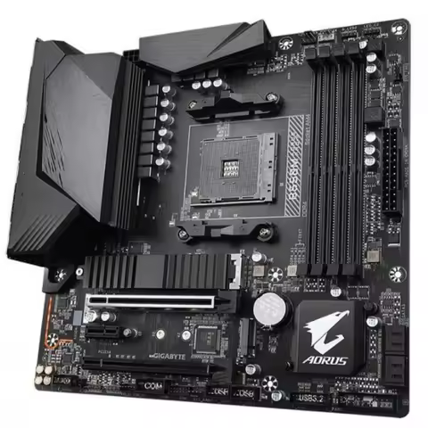 A+ FOR Gigabyte B550M AORUS PRO-P B550M S2H Desktop Motherboard support R5-5600 CPU