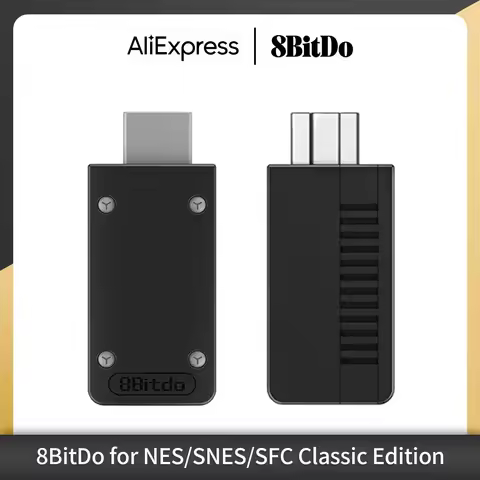 8Bitdo Retro Receiver Wireless Bluetooth Adapter Dongle for SNES Classic, SFC Classic and NES Classi