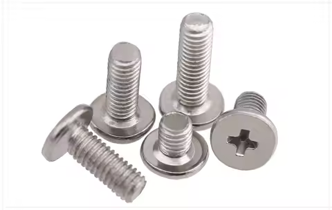 CM flat head screw Large flat head M2 M2.5 M3 M4 screw Nickel plated thin head screw cross head scre