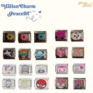 (MIN PURCHASE 2PCS (bebas model)) Italian Charm Bracelet/ Charm Barbie etc.