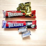 Delfi Treasures 36gr Golden Almond Cookies Cream Chocolate Delfi 4pcs Chocolate Treasure
