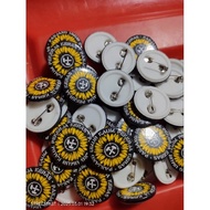 Hard worker pin, pin brooch, hard worker brooch, hard worker logo pin