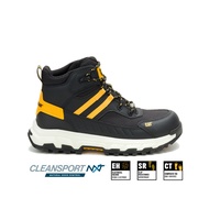 Caterpillar Men's Booster Vent Composite Toe Shoes - Black/CAT Yellow (P91844) | Safety Shoes