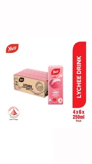 YEOS ASSORTED DRINK 250ML X 24/6/1 (CHRYSANTHEMUM TEA/LEMON TEA/LYCHEE/SUGAR CANE/WINTER MELON/SOYA)