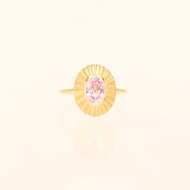 【Kohn Trading Co.】盛開之地 NIKITA 斯里蘭卡粉紅藍寶石黃金戒指 