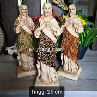 Patung Yesus Hati Kudus Kain Jawa 29 cm