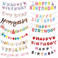 Rainbow Happy birthday Banner Happy birthday decoration Happy birthday Banner