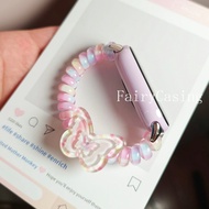 Gradient Butterfly Headband Strap for Xiaomi Band 10 9 8 Pro 7 6 5 4 3 Elastic Brecelet for Mi Band 