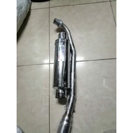 Pô leovince đen cổ wave 50 - 100 cup dream 67 axelo win exciter 50cc...