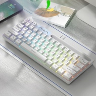 AULA F3061 Wired Keyboard - 64 Key Gaming Keyboard with RGB, USB Interface and Mouse S50