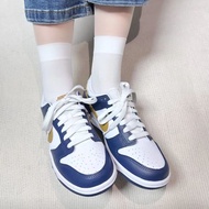 Nike Comfortable Durable Anti-Slip Wear-Resistant Low-Top Children's Sneakers White Blue Children's 