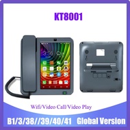 KT8001 4G SIM Card Smart Phone Touch Screen Video Call Telephone With Wifi Recording For Home Busine