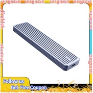 【D&F】M.2 NVMe SATA SSD Enclosure USB3.1 Gen2 10 Gbps External Hard Disk Case Enclosure for 2230/2242