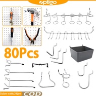 80pcs Pegboard Set Triangle KitHOOK Pegboard Rack Accessories Pegboard Hook Pegboard Hook Pegboard H