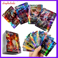 100 Pcs English Version Pokemon Cards 100 Pcs Children's Games for Boys Vmax Gx Card Collection 100 