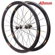 700C 40mm mavic cosmic carbon fiber hubroad bike with aluminum alloy wheelset rim brake bicycle wheels