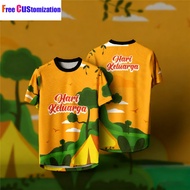 Family Day NEW Design Malaysia Family Day Jersey Custom Name Baju T Shirt Men High Quality Baju Jers