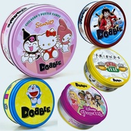 Spot it Hello Kitty Dobble Game Kawaii Anime Sanrio Kuromi Pokemon Pikachu Cards Metal Box Family Pa