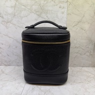 CHANEL黑金手提化妝箱包/3開