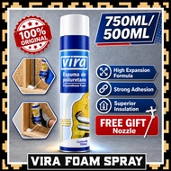 Vira Foam PU Spray Tutup Lubang Polyurethane Foam Spray Tutup Lubang Dinding Foam Filler Expanding F