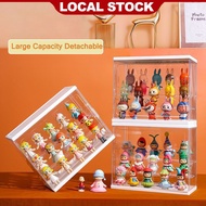 [⭐SG Seller] Doll Display Box  Acrylic Figurine Display Case Blind Box Storage Dustproof Display Cabinet Transparent Box