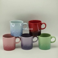 Le creuset Holly White Coffee Cup Mug Ceramic Household Couple Cup