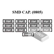 SMD CAPACITOR (0805) C0G ± 5% 50V