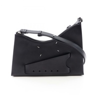 Maison Margiela Snatched Hobo 單肩包，黑色皮革，二手女款