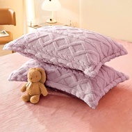 Kiandra Home Velvet Pillowcase with Zipper | 18x28" Plush Pillow Case | Fluffy Pillowcases | Punda n