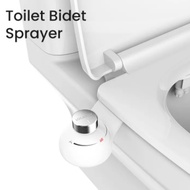 DAU Yvonne Bathroom Bidet Non-Electronic Toilet Seat Attachment Dual Nozzle Fresh Water Spray