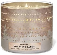 Bath and Body Works 3-Wick Candle 14.5 oz / 411 g White Barn Fiji White Sands Scented Candle