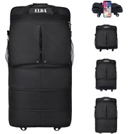 ELDA Expandable Foldable Luggage Suitcase with Wheels Collapsible Rolling Luggage Duffel Bag Travel