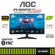 AOC 27B36X 27-inch FHD 144Hz IPS Monitor (3Yrs AOC Warranty)