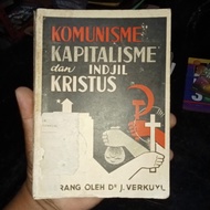 buku komunisme kapitalisme dan indjil Kristus buku TUA 1956