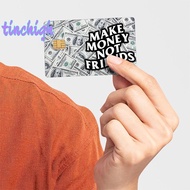 [TinchighS] 4pcs Credit Card Stiers For Credit Card Skin Debit Card Stier Personalized  Stier Cover 
