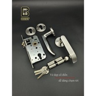 100% Stainless Steel Lever Lock for wooden doors, plastic doors, aluminum doors, iron doors - 4x8 St