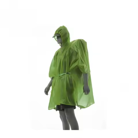 Ultralight 15D Nylon Rain Jacket Hiking Cycling Raincoat Outdoor Camping Mini Tarp Multifunction Sun