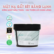 Mặt Nạ Đất Sét Băng Lạnh Nhỏ Lỗ Chân Lông Giảm Dầu Thừa Aperire Be Frozen Pore Mask 120g (XANH)