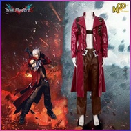 May Cry cosplay costume May Cry 3 Dante cosplay costume and wig and May Cry 5 Dante cosplay coat