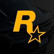 SGLink Car R Star Sticker JDM Modified Video Game Merchandise GTA5 Speed Car Sticker Body Scratch St